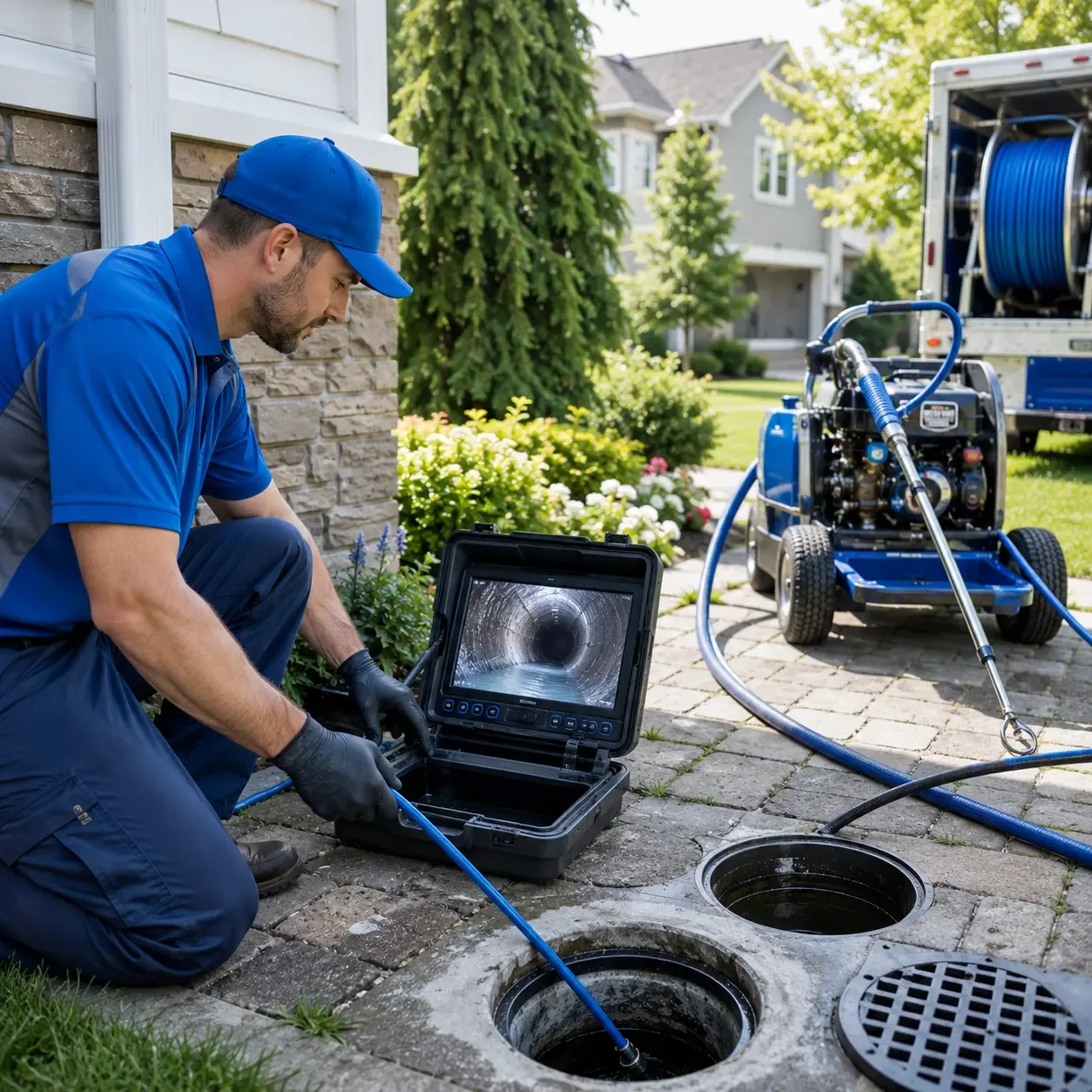 Outdoor drain cleaning professionals serving Fryeburg, ME